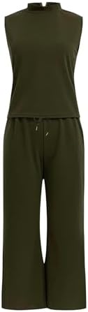 Sfascumop 2 Piece Summer Beach Outfit Set