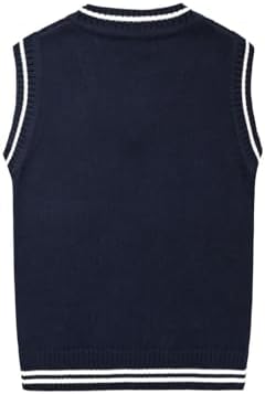 Kids V-Neck Sweater Autumn Winter Knitwear for Boys Girls