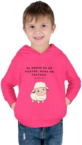 Cute Toddler Fleece Hoodie with Sheep Design