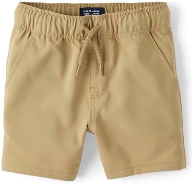 The Childrens Place Quick-Dry Jogger Shorts for Boys