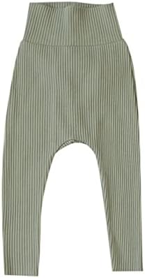 Premium High-Waisted Cotton Ribbed Tights for Boys Girls