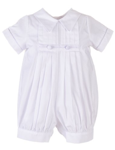 Perfect Baptism and Celebration for Boys White Christening Outfit 100