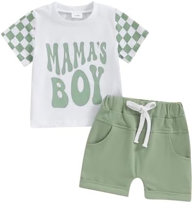 Chic Baby Boy Summer Outfit - Checkedcsv0