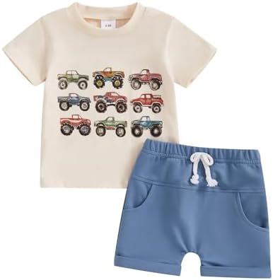 Bonangber Toddler Baby Boy Summer Clothes Set