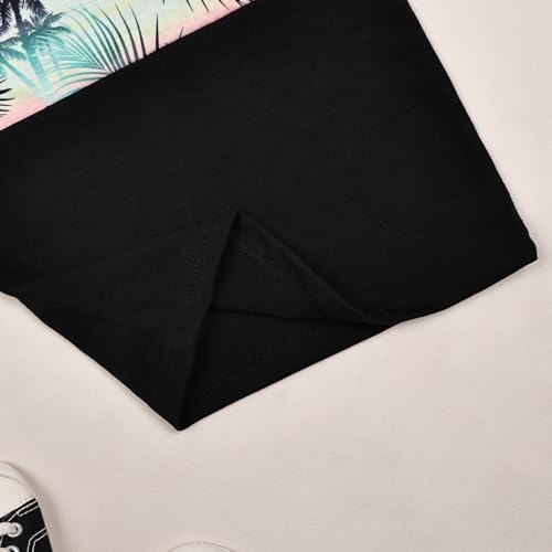 CETEPY Toddler boys crossover t-shirt pocket pant set beach vibe summer style