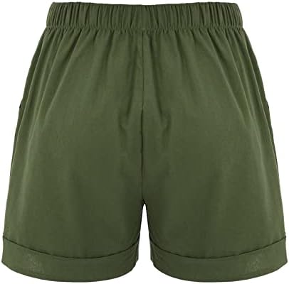 Linen Shorts for Women Y2K Summer Lounge Boxers