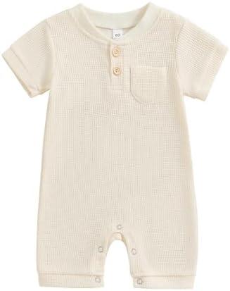 Kuriozud Newborn Baby Unisex Romper Soft and Durable