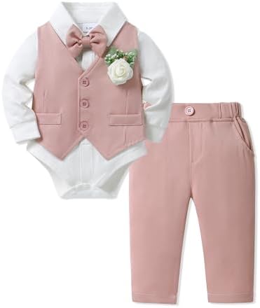 SanMio Baby Boy Suits Set - 18-Month infant tuxedo outfit