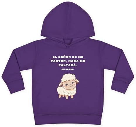Cute Toddler Fleece Hoodie with Sheep Design Faith-Based Gift Cozy Winter Wear