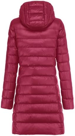 Womens Quilted Puffer Coat - Windproof and Water-resistant