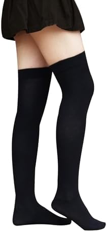 Bestjybt Womens Over the Knee Socks