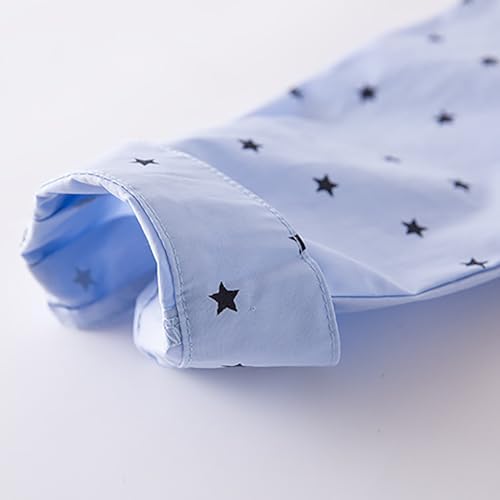 BABY BOY PLAIN SHIRT LONG SLEEVE TIE NECK TOP