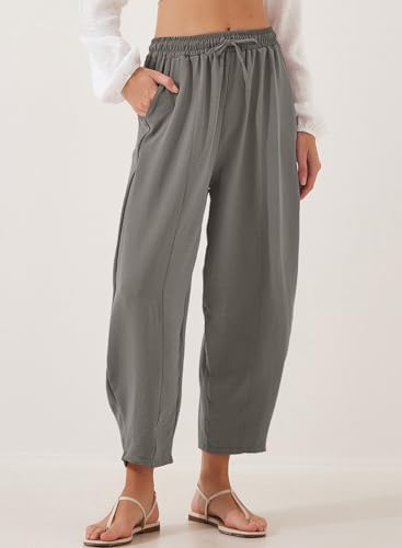 EVALESS Womens Casual Harem Pants