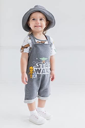 Officially Licensed Chewbacca R2-D2 Yoda 3-Piece Set for Babies