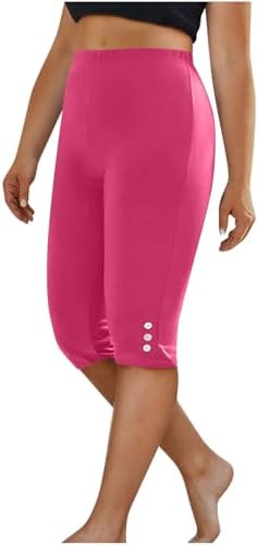 Summer Capris for Women Trendy Lightweight Yoga Pants