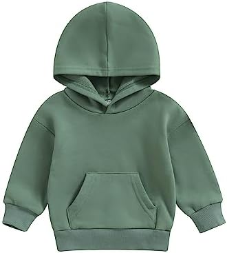Lukivech Toddler Baby Boy Girl Hoodie Comfy Cozy