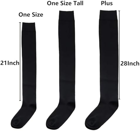 Bestjybt Womens Over the Knee Socks