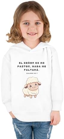 Cozy Toddler Fleece Hoodie with Sheep Design - Faith-Based Gift for Playdates