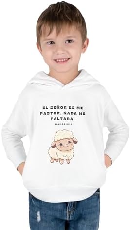 Cozy Toddler Fleece Hoodie with Sheep Design - Faith-Based Gift for Playdates