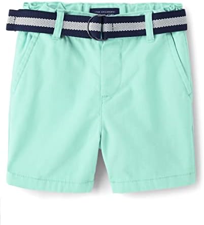 The Childrens Place Baby Boys Toddler Twill Belted Chino Short