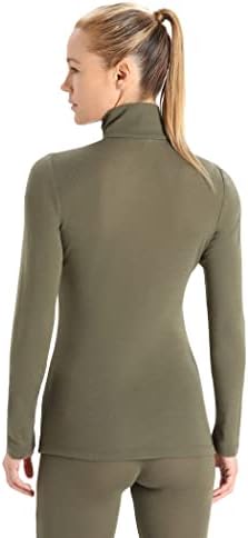 Icebreaker Merino Womens Long Sleeve Thermal Half Zip Top for Cold Weather
