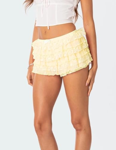 Womens LACE RUFFLE BLOOMERS LOW WAISTED LOLITA SEXY
