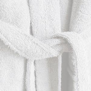 Premium Cotton Terry Bathrobe and Slipper Set