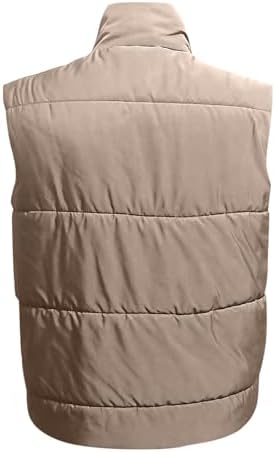 Womens Oversized Quilted Puffer Vest Winter Warm Outerwear