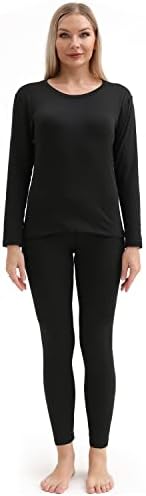 Thermal Base Layer Set for Women - Ultra-Soft SkiingWinter Warm Top Bottom