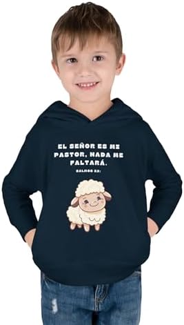 Cute Toddler Fleece Hoodie with Sheep Design 1