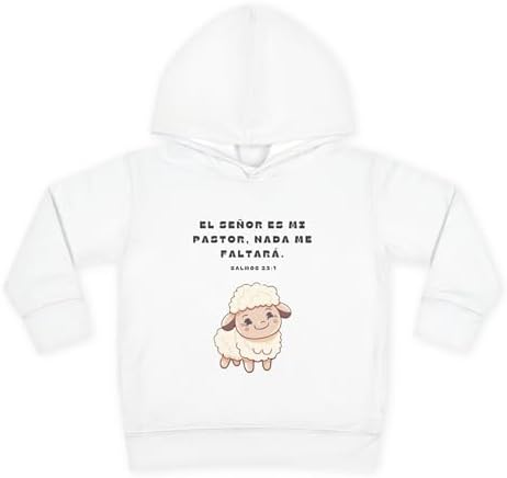 Cozy Toddler Fleece Hoodie with Sheep Design - Faith-Based Gift for Playdates