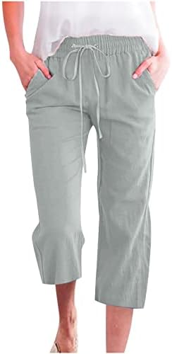 Trendy Cotton Linen Trends Elastic waist