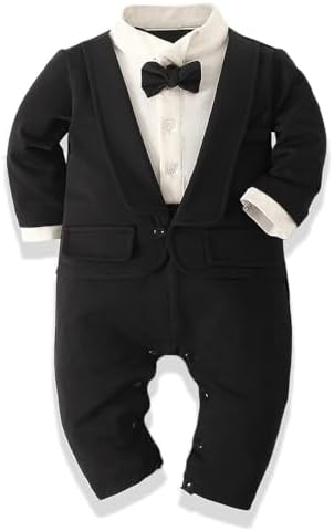 Stylish Baby Boy Formal Romper for Weddings Parties