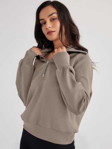 Trendy Queen - Womens Oversize Half-Zip Pullover