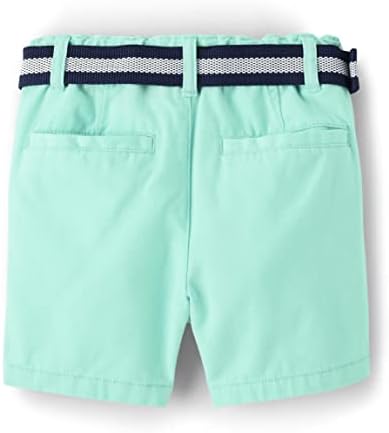 The Childrens Place Baby Boys Toddler Twill Belted Chino Short