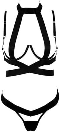 Alluring Back Strapless Bodycon Leotard with Ruffled Detail