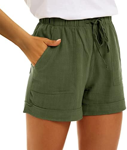 Linen Shorts for Women Y2K Summer Lounge Boxers