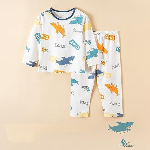 Toddlers Cartoon Pajama Set for Boys Girls