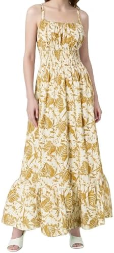 Floral Ruffle Boho Beach Dress Sfascumop