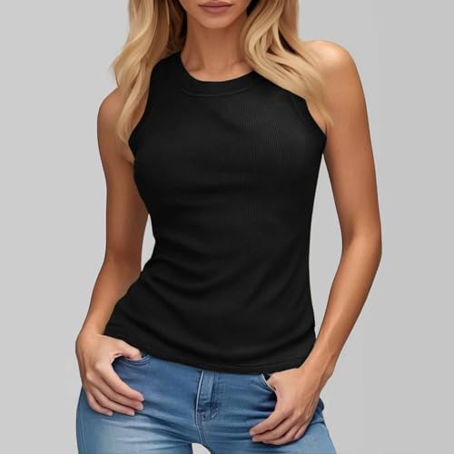 Chic and Supportive Womens Tank Top with Built-in Bra