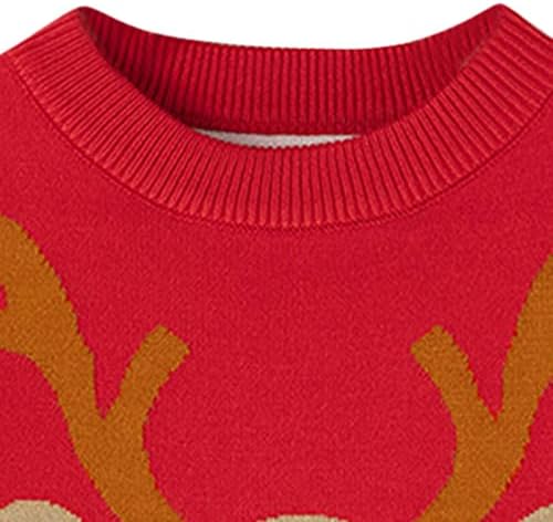 Festive Deersucker Sweater for Boys