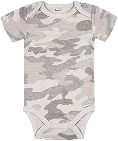 Top Choice Gerber Baby-Boys 5-Pack Short Sleeve Onesies Bodysuits