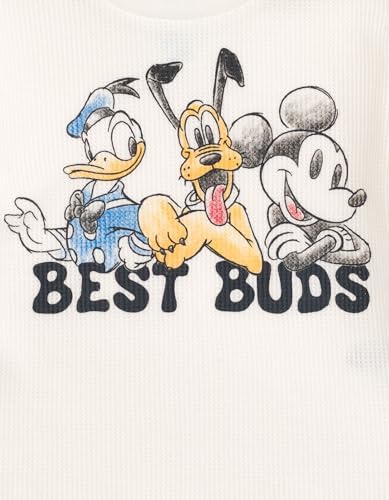 Disney Waffle Knit T-Shirt and Shorts Outfit Set for Infants