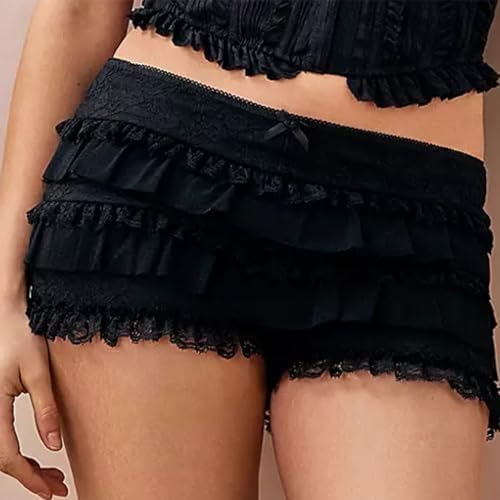 Cute Lolita Lace Shorts for Women - Ruffle - Summer - Pumpkins