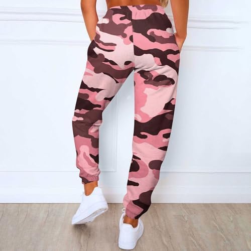 Womens Lightweight Y2K Cargo Sweatpants High Waisted Lounge Pants