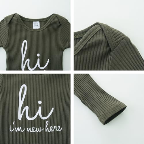 Baby Romper Set with Mitten and Hat
