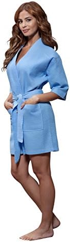 Turquaz Waffle Kimono Robe