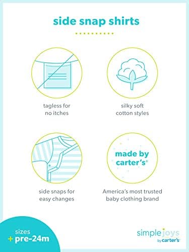 Simple Joys by Carters Baby SideSnap 5-Pack