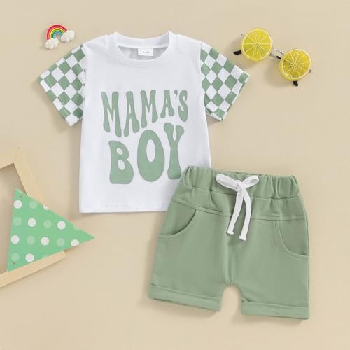 Chic Baby Boy Summer Outfit - Checkedcsv0