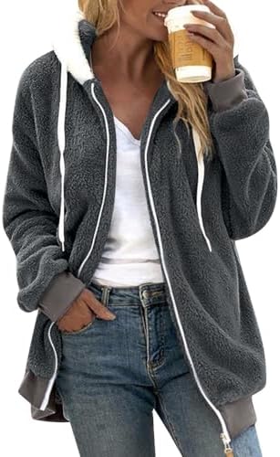 Warm Fuzzy Winter Coat for Women 2024
